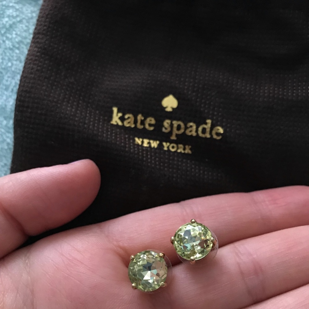Kate Spade Earrings (Studs) - Light Green